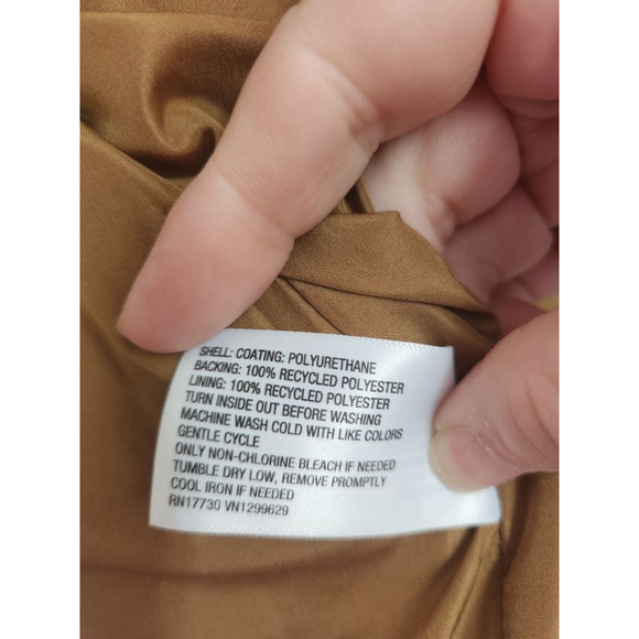 Wild Fable Brown Faux Leather Fringe Jacket L - Picture 11 of 13